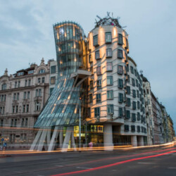 Prague, Czech Republic - June 25,2016: Dancing House in Prague, Czech Republic.